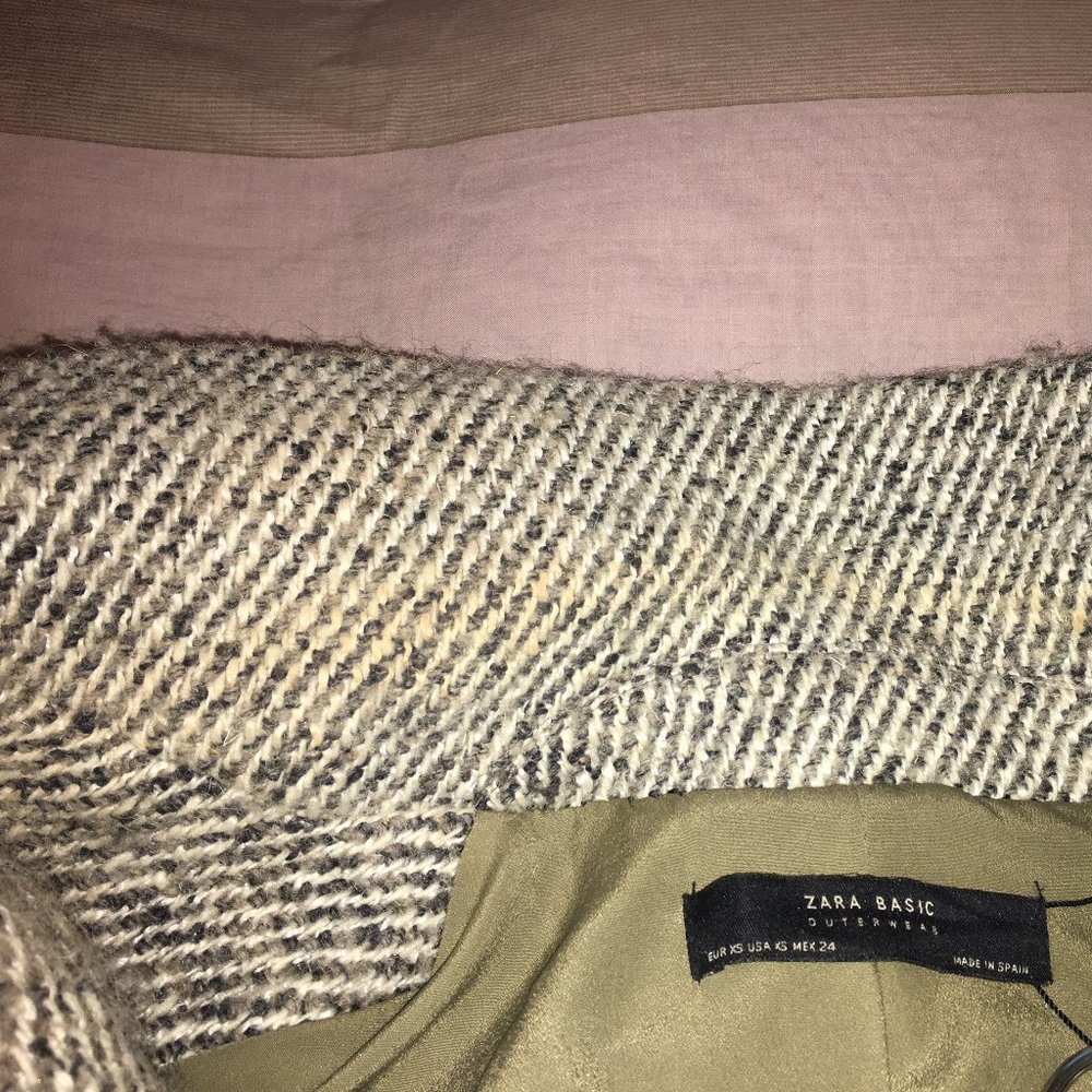 Zara Basic Double Breasted Winter Coat - image 3